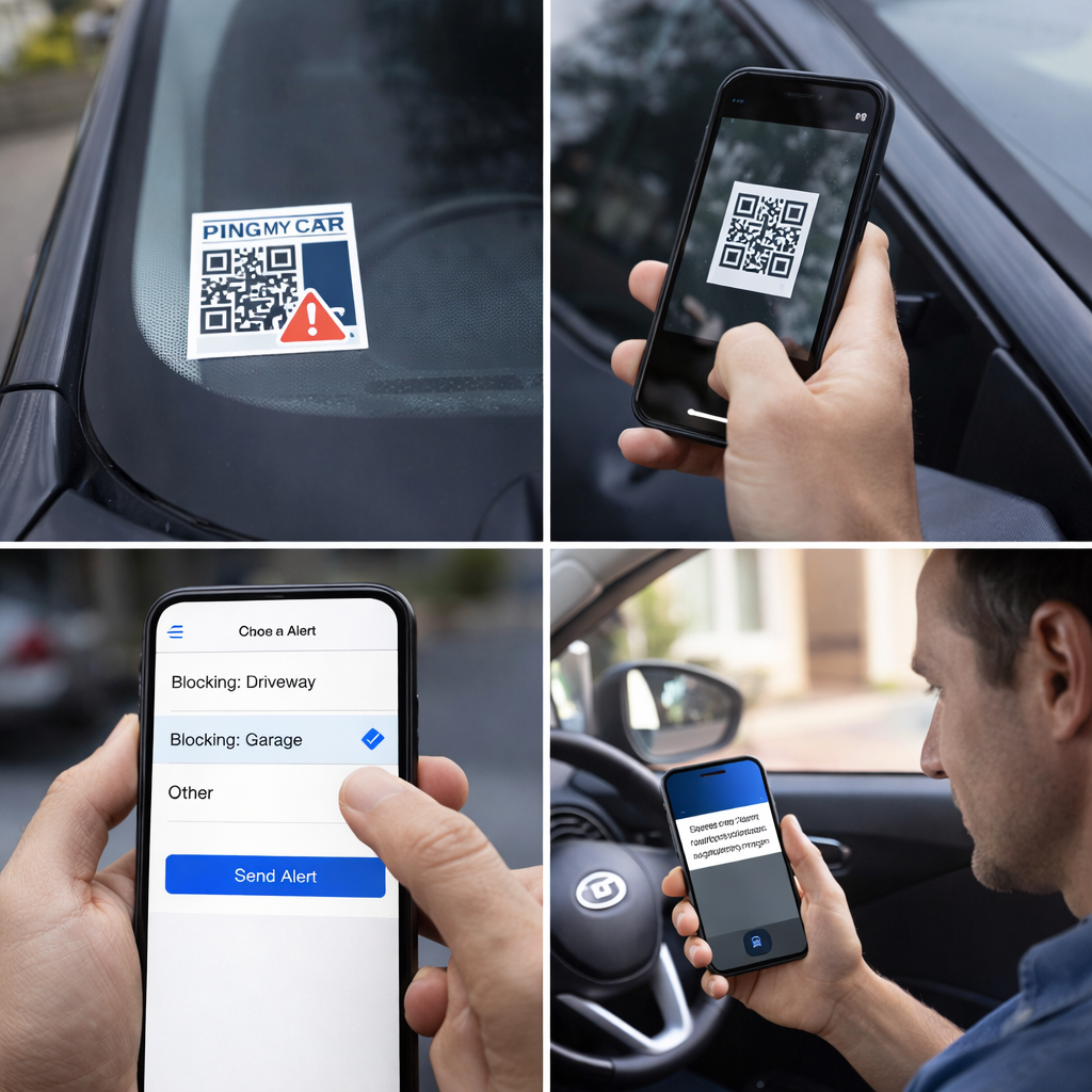 PingMyCar how it works example